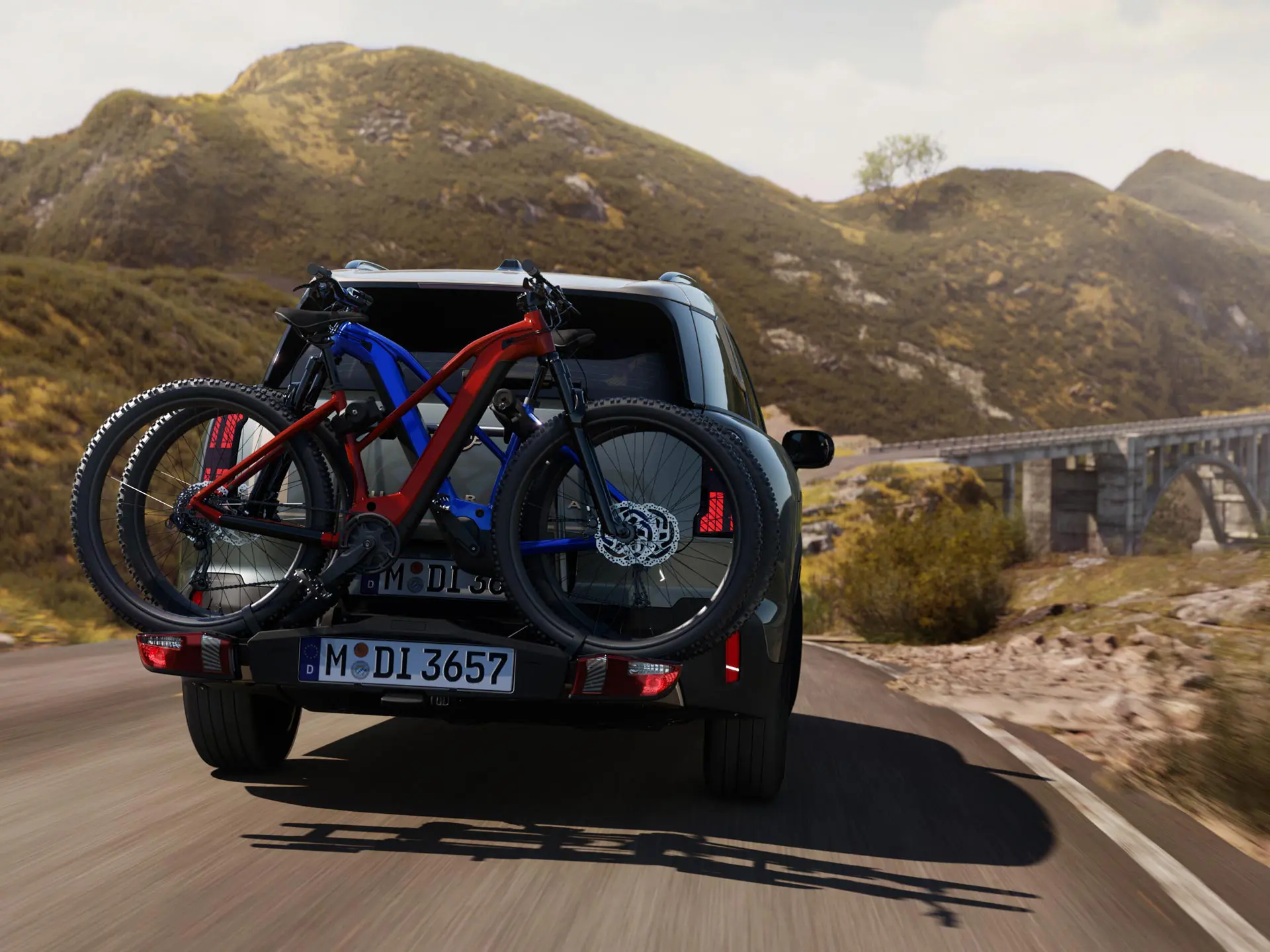 MINI stražnji nosač bicikala Pro 3.0 za 2 bicikla