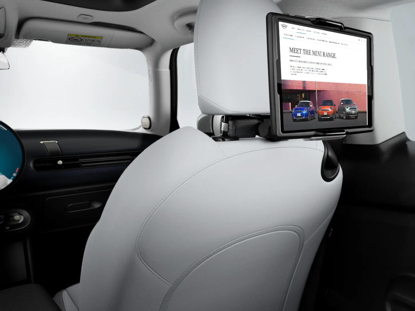 MINI držač za tablet PRO za putovanje i comfort sustav