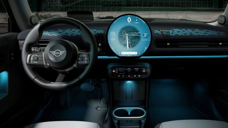 MINI Cooper 3 vrata - interijer - gallery experience modes - upravljač